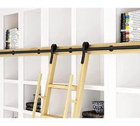 binario scorrevole per scale, Accessorio for scala scorrevole for biblioteca(A,600cm(19.7 ft) track kit)