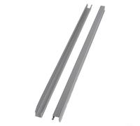 Binario scorrevole resistente e puleggia per porte pieghevoli, per carico massimo 60 kg, design superiore appeso per risparmiare spazio (binario inferiore della porta)