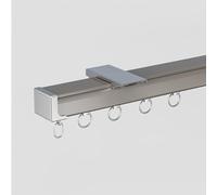 Binario silenzioso per montaggio a soffitto, 2,5 m, oro Ra con ruote lisce per camper, divisori, balconi, uffici, facile installazione, perfetto per decorare la casa