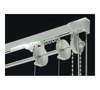 Binario Tenda A Pacchetto Movimento A Catena Bastone Con Corda Apertura Centrale - Apertura: Centrale, Misura Finita Binario: 200 CM, Cadute: 8, Comando: Destro