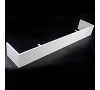 Binario Tenda Soffitto Manto per Tenda in Alluminio Senza Binari, Manto per Tenda Bianco di Lunghezza Personalizzata per Coprire Il Binario Della Tenda, Cornici Decorative per Montaggio a Soffitto(1.6