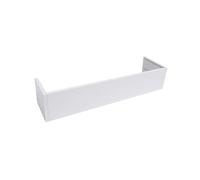 Binario Tenda Soffitto Solo Cassonetto per Tenda Bianca, Tavola per Tenda in Lega di Alluminio Senza Binari, Pannello per Tenda Personalizzabile per Camper/ Camera da Letto con Viti(155cm/61in/5.1ft)