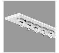 Binario Tenda Soffitto, System Di Binario Per Tende In Alluminio Ultrasottile Con Rullo, Silenzioso Bastone Per Tende E Divisorio Per Stanze(White,14.4FT/440CM)