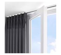 Binario ultra sottile per montaggio a soffitto, in alluminio, per divisori, privacy, bianco, 14 m / 45.9ft, ideale per la decorazione della casa e lo spazio separato