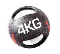 Binaural Rubber Elastic Ball Fitness Ball Used for Core Training Muscle Strength Training Weight 4kg/8.8lbs Diameter 22cm