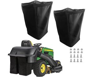 Binazon Set di 2 sacchetti per erba AM122416, compatibili con sacchetti per erba John Deere AM101602, per serie 100 L110 X110 125 D100 LA120 Z225 e altro ancora
