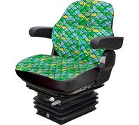 Binbir Trend Copertura universale per trattore resistente per trattori per armadi senza poggiatesta, copertura sedile carrello elevatore, modello Camuflage, 4 colori (verde Camuflage (C2T-104))