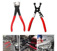 Binblin 2PCS Pinza per Fascette Auto, Metalliche e Click Con Ganasce Sostituibili - Strumenti per Rimozione e Installazione di Stringitubo