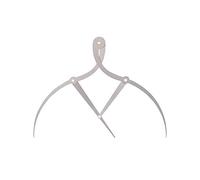 Binchil Mean Calipers Golden Calipers Steel Sopracciglio Righello 1:1.618 Strumento di misura per il trucco del tatuaggio
