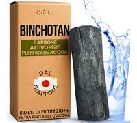 Binchotan giapponese di Kishu Bio 1X (25G) | Rovere Ubame di Wakayama - autentico carbone attivo Binchotan tradizionale giapponese per depurazione dell'acqua in caraffa