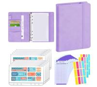 Binder Bilancio Argento | Riempimento Di Budget Con Buste Di Contanti | Libro Di Bilancio Di Binder Silver Economy, Organizzatore D'argento Portatile Impermeabile Per Salvare