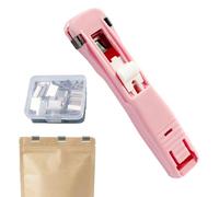 Binder Clip Stapler - 45 Sheets Capacity File Clamp Fastener - Reliable Construction With 50 Metal Refills Reusable Stapler,Versatile Binder Clip For Office School Classroom Home Craft Book