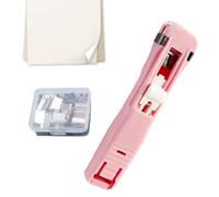 Binder Clip Stapler - 45 Sheets Capacity File Clamp Paper Fastener | 50 Metal Refills Desktop Reusable Portable Stapler | Suitable For Teacher Student Office School Home Craft Classroom Book