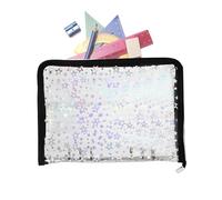 Binder Cover - 9.84x7.09x1.18 in Paper Notebook Folder | Ring Binder, Zipper Sticker Album, for Journal Cards Tickets Receipts School Office Business Meetings Project Managers Teachers