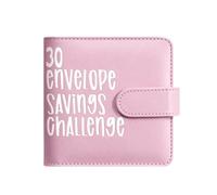 Binder di risparmio di denaro - Organizzatore di denaro per il risparmio di denaro | PU Leather Cash Saving Binder, buste budget budget di risparmio, fogli di budget di spesa