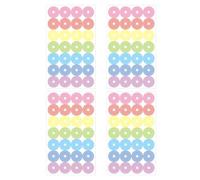 Binder Hole Stickers - Self Adhesive Paper Reinforcement Labels 4 Sheets