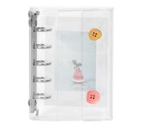 Binder Organizzatore Adesivo - Libro Di Archiviazione Album | Notebook Estetica Trasparente, Cartella Del Custode Del Manicurro Per Bambini Per Bambini Per Adulti Decorazioni Di Cartoleria, Forniture