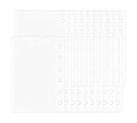 Binder Pages - 20 Pieces Sticker Backing Paper, DIY Craft Supplies | Versatile Stationery for Artists Scrapbookers Students DIY Enthusiasts Craft Projects Scrapbooking Label Making Home A