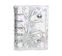 Binder Sheet Protectors - PVC Notebook Organizer Binder Cover With Star Pattern,Collectible Display & Storage Organizers Sleeves For Youth Family Boys Girls Teens Friends Daughter Son