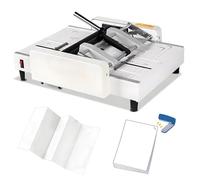 Binding Machine elettrico, A3 Paper Folding & Booklet Maker per uffici | Macchina legante di carta elettrica con velocità di 200 libri/h per la fabbricazione efficiente di libretti nelle scuole e
