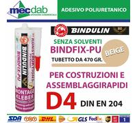 Bindulin Adesivo Poliuretanico Rapido Per Costruzioni e Assemblaggio BINDFIX-PU