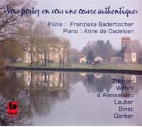 Audio Cd Franziska Badertscher / Anne De Dadelsen - Vous Portez En Vous Une Oeuv