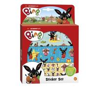 Bing adesivi, 3 fogli adesivi con sfondo di gioco, giocattoli creativi - Bambolino Toys