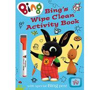 Bing BingS Wipe Clean Activity Book [Not-Us, Not-Ca]: A fun Bing activity book for children ages 2 - 5 with a wipe-clean pen
