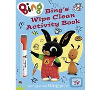 Bing BingS Wipe Clean Activity Book [Not-Us, Not-Ca]: A fun Bing activity book for children ages 2 - 5 with a wipe-clean pen