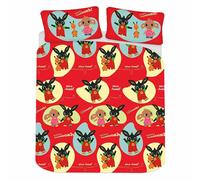 Bing Bunny Flop Whoosh Doppio Copripiumino + Federa Set Bambini 2-in-1 Design