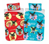 Bing Bunny Flop Whoosh Singolo Copripiumino + Federa Set Bambini 2-in-1 Design