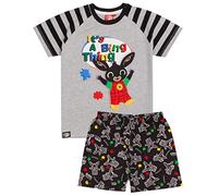 Bing Cbeebies Pigiama Ragazzi Bambini Shirt Shorts con Carattere Coniglietto 3-4 Anni
