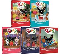 Bing - Collezione 5 DVD | Con Episodi Speciali, Attività e Sorprese | I Regali di Natale, Il Vaccino, Lo Spettacolo, Fuochi d’Artificio, Le Favole della Buonanotte | Serie Animata Educativa per Bambin