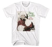 Bing Crosby Sessions Natalizie Maglietta Maniche Corte Uomo Cotone 100%