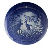 BING&GRONDAHL PIATTO DI NATALE 1980 ORIGINALE PORCELLANA PRIMA SCELTA