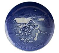 BING&GRONDAHL PIATTO DI NATALE 1982 ORIGINALE PORCELLANA PRIMA SCELTA