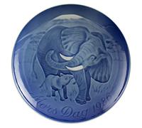 BING&GRONDAHL PIATTO FESTA DELLA MAMMA 1986 ORIGINALE PORCELLANA PRIMA SCELTA