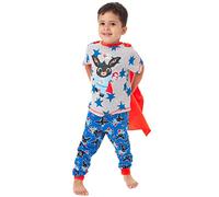 Bing Pigiama Bunny di Cbeebies con t-Shirt Cape Boys e PJ Bottoms Set 3-4 Anni