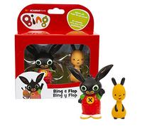 Bing Set 2 Mini Personaggi, Bing e Flop dai Colori Luminosi e Dalle Giuste Dimensioni per le Mani dei più Piccoli, Tutti da Collezionare, per Bambinia Partire dai 18 Mesi, BNG00L02, Multicolore