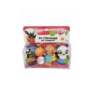 BING SET 4 PERSONAGGI GOMMOSI PER BAGNETTO ORIGINALI 6 MESI +