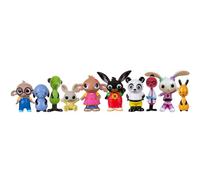 Bing - Set di 10 figure Set di pennelli e tutti i suoi fidanzati in una confezione - Con queste figure puoi ricreare tutte le scene della famosa serie per bambini - macchinari