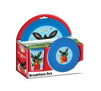 Bing Set per la colazione, set pappa 3 pezzi: Tazza, ciotola, piatto