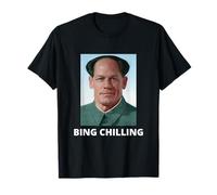 Bing Shi Ling Bing Chilling John Xina Gelato Cinese Meme Maglietta