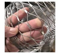 Bing Solution - Rete di sicurezza flessibile in acciaio inox, 4 cm/1,5 mm, per pollame ringhiere, campi da calcio, giardini, 1 x 3 m