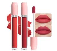 Bingbrush Super Stay Matte Rossetto liquido, a lunga durata, non si muove, colore altamente pigmentato e lucentezza istantanea, leggero, morbido e opaco (17 17 # e 18 # 2 g)