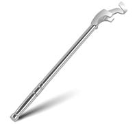 BINGCOBBER Estensione per chiavi inglesi, prolunga universale per la massima leva per riparazione auto e meccanica, con manico antiscivolo argento