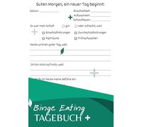 Binge Eating Tagebuch: Erfasse das Täglichen Essucht mit therapeutischen Ernährungstagebuch, Schlaftracker, 131 Seiten