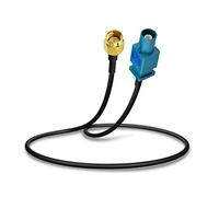 Bingfu Adattatore Autoradio GPS Cave Prolunga da Fakra Z Maschio a SMA Maschio 30 cm Filo Antenna Auto per Veicolare Android Navigazione GPS Stereo Radio FM AM Radio Satellitare Sirius XM