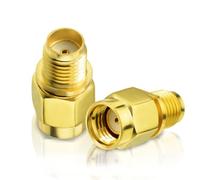 Bingfu Adattatore da Maschio RP-SMA a Femminile SMA Connettore Coassiale RF Antenna per Controller Drone FPV Router WiFi Schede Rete PCIE Telecamera di Caccia Sicurezza Camera Gioco Cellulare 4G LTE