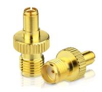 Bingfu Adattatore da Maschio TS9 a Femmina SMA, Connettore Coassiale RF